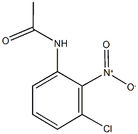 N-{3-chloro-2-nitrophenyl}acetamide Struktur