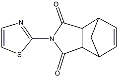 4-(1,3-thiazol-2-yl)-4-azatricyclo[5.2.1.0~2,6~]dec-8-ene-3,5-dione Struktur