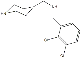 N-(2,3-dichlorobenzyl)-N-(4-piperidinylmethyl)amine Struktur