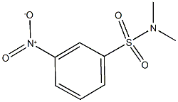 3-nitro-N,N-dimethylbenzenesulfonamide Struktur