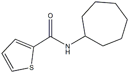 N-cycloheptyl-2-thiophenecarboxamide Struktur