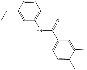 N-(3-ethylphenyl)-3,4-dimethylbenzamide Struktur