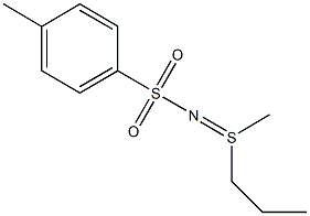 4-methyl-N-[methyl(propyl)-lambda~4~-sulfanylidene]benzenesulfonamide Struktur