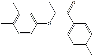 2-(3,4-dimethylphenoxy)-1-(4-methylphenyl)-1-propanone Struktur