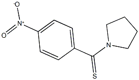 1-{4-nitrobenzothioyl}pyrrolidine Struktur