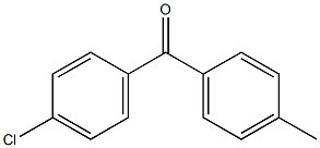 (4-chlorophenyl)(4-methylphenyl)methanone Struktur