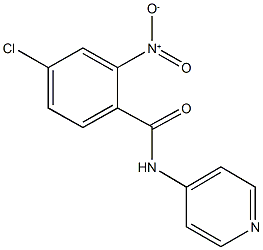 4-chloro-2-nitro-N-(4-pyridinyl)benzamide Struktur