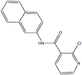 2-chloro-N-(2-naphthyl)nicotinamide Struktur