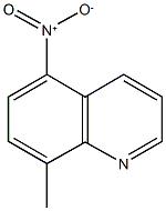 5-nitro-8-methylquinoline Struktur