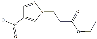 ethyl 3-{4-nitro-1H-pyrazol-1-yl}propanoate Struktur