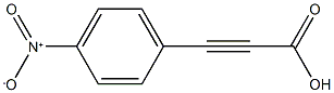 3-{4-nitrophenyl}-2-propynoic acid Struktur