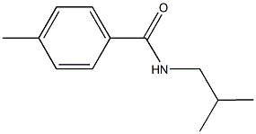 4-methyl-N-(2-methylpropyl)benzamide Struktur