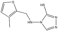 4-{[(3-methyl-2-thienyl)methyl]amino}-4H-1,2,4-triazol-3-yl hydrosulfide Struktur