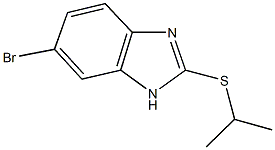 6-bromo-1H-benzimidazol-2-yl isopropyl sulfide Struktur