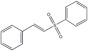 phenyl 2-phenylvinyl sulfone Struktur