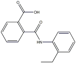 2-[(2-ethylanilino)carbonyl]benzoicacid Struktur