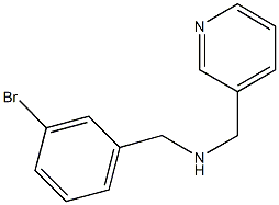 N-(3-bromobenzyl)-N-(3-pyridinylmethyl)amine Struktur