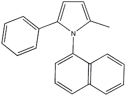 2-methyl-1-(1-naphthyl)-5-phenyl-1H-pyrrole Struktur