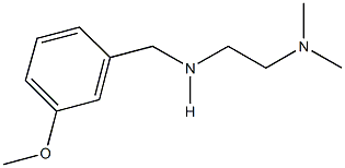 N-[2-(dimethylamino)ethyl]-N-(3-methoxybenzyl)amine Struktur