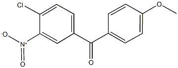 {4-chloro-3-nitrophenyl}(4-methoxyphenyl)methanone Struktur