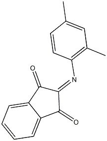 2-[(2,4-dimethylphenyl)imino]-1H-indene-1,3(2H)-dione Struktur