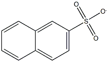 2-Naphthalenesulfonic acidanion Struktur