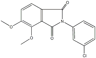 2-(3-chlorophenyl)-4,5-dimethoxy-1H-isoindole-1,3(2H)-dione Struktur