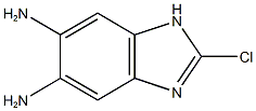 2-chloro-1H-benzimidazole-5,6-diamine Struktur