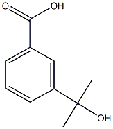 3-(1-hydroxy-1-methylethyl)benzoic acid Struktur