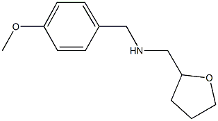 N-(4-methoxybenzyl)-N-(tetrahydro-2-furanylmethyl)amine Struktur