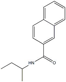 N-(sec-butyl)-2-naphthamide Struktur