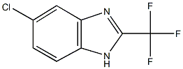 6-chloro-2-(trifluoromethyl)-1H-benzimidazole Struktur