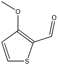 3-methoxy-2-thiophenecarbaldehyde Struktur