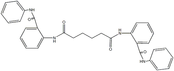 N~1~,N~6~-bis[2-(anilinocarbonyl)phenyl]hexanediamide Struktur