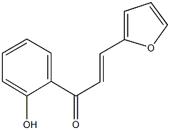 3-(2-furyl)-1-(2-hydroxyphenyl)-2-propen-1-one Struktur