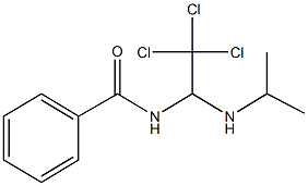 N-[2,2,2-trichloro-1-(isopropylamino)ethyl]benzamide Struktur