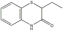 2-ethyl-2H-1,4-benzothiazin-3(4H)-one Struktur