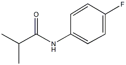 N-(4-fluorophenyl)-2-methylpropanamide Struktur