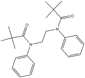 N-{2-[(2,2-dimethylpropanoyl)anilino]ethyl}-2,2-dimethyl-N-phenylpropanamide Struktur