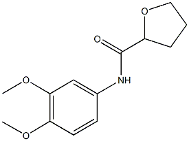 N-(3,4-dimethoxyphenyl)tetrahydro-2-furancarboxamide Struktur