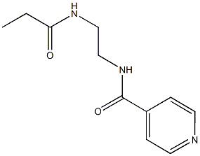 N-[2-(propionylamino)ethyl]isonicotinamide Struktur