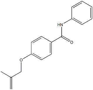 4-[(2-methyl-2-propenyl)oxy]-N-phenylbenzamide Struktur