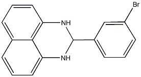 2-(3-bromophenyl)-2,3-dihydro-1H-perimidine Struktur