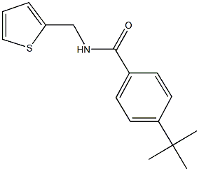 4-tert-butyl-N-(2-thienylmethyl)benzamide Struktur