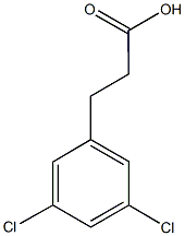 3-(3,5-dichlorophenyl)propanoic acid Struktur