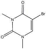 5-bromo-1,3-dimethyl-2,4(1H,3H)-pyrimidinedione Struktur