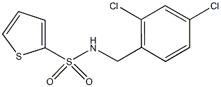 N-(2,4-dichlorobenzyl)-2-thiophenesulfonamide Struktur