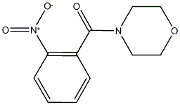 4-{2-nitrobenzoyl}morpholine Struktur