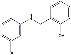 2-[(3-bromoanilino)methyl]phenol Struktur