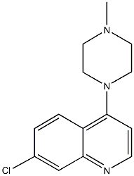 7-chloro-4-(4-methyl-1-piperazinyl)quinoline Struktur